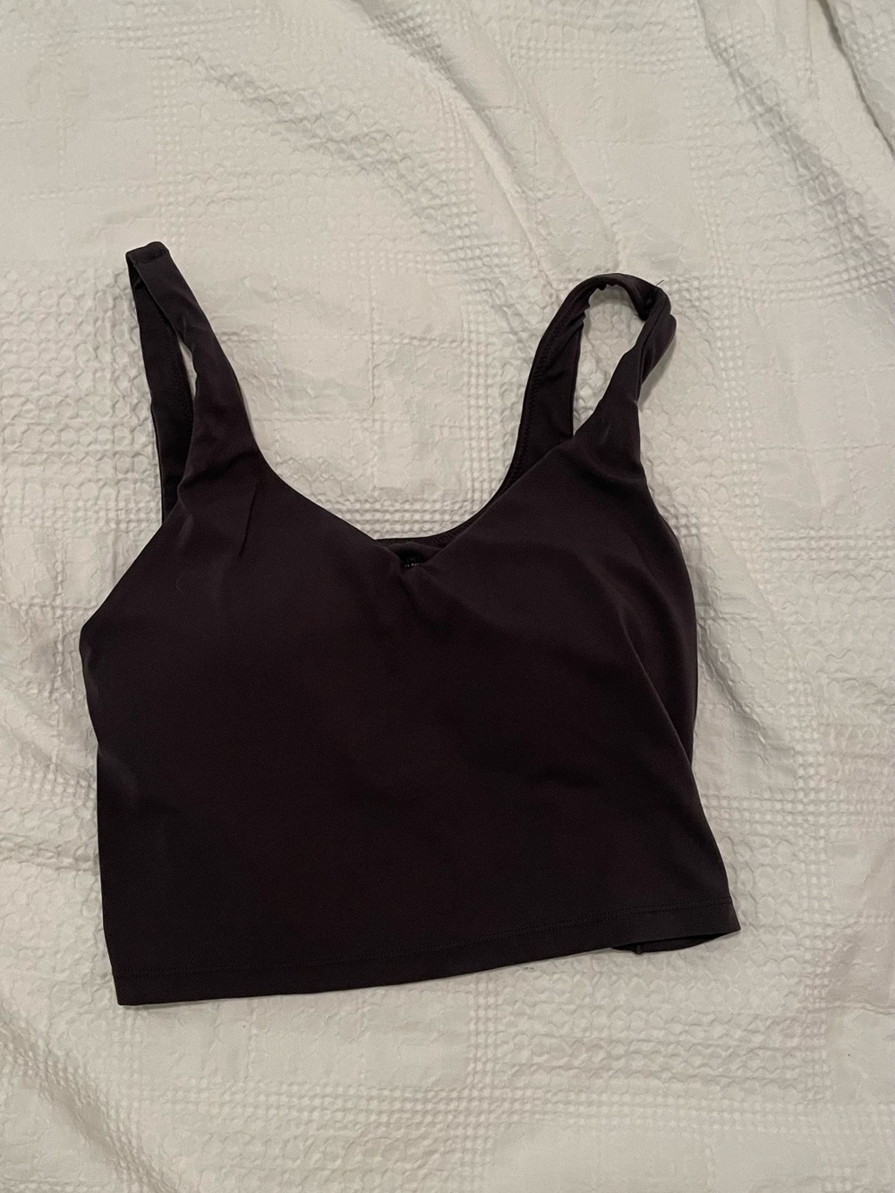 aerie grey Longline Sports Bra Tank